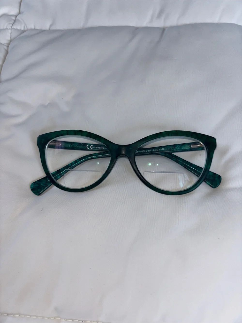 Lancetti Eyeglass Frame Emerald Green